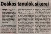 Deák sikerek