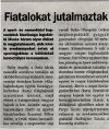 Tanulók jutalmazása